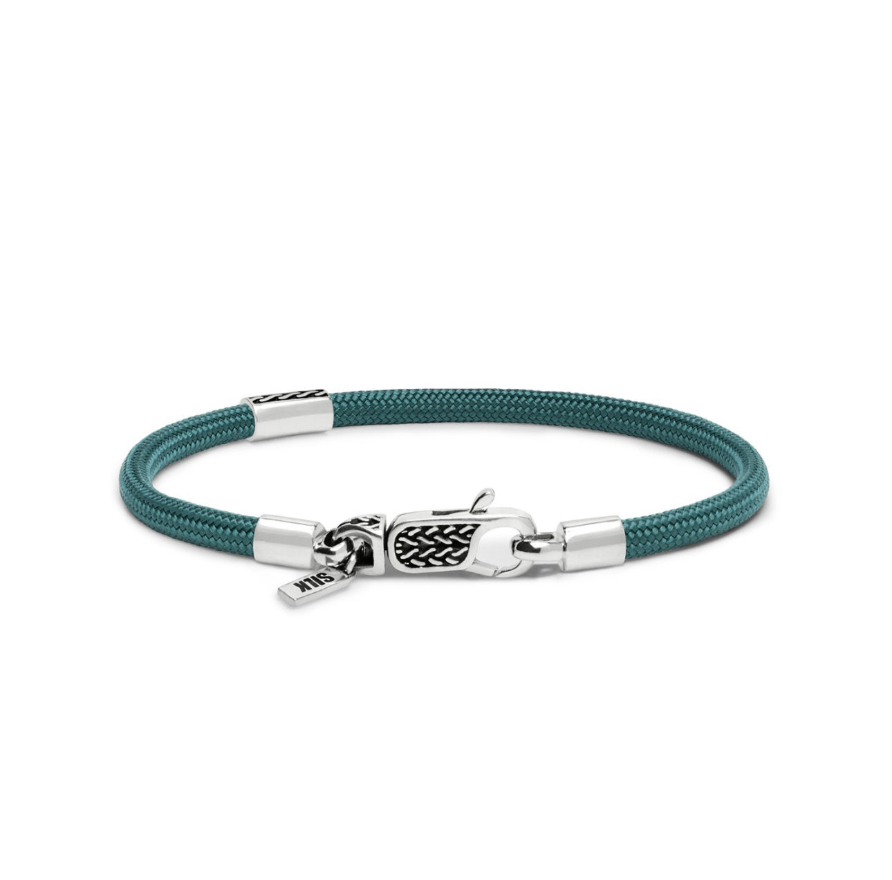 SILK 785AZ1 ARMBAND ZILVER & PARACORD