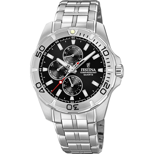 FESTINA HEREN HORLOGE ZWART MULTIFUNCTION COLLECTION F20445/3