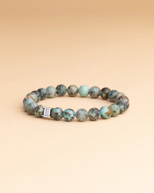 GEMINI Pacific 8mm bracelet with Jasper stone