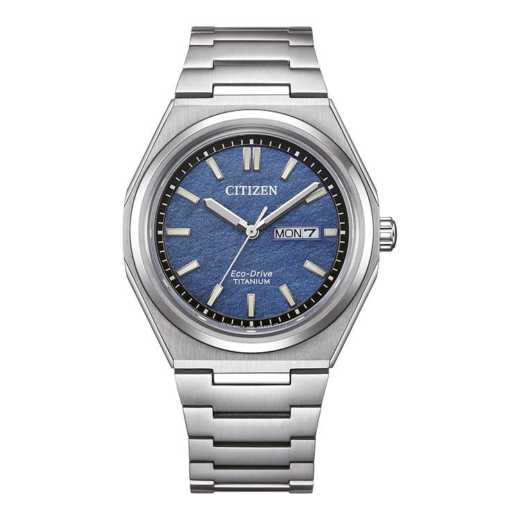 CITIZEN Super titanium™ Horloge voor Heren – Blauwen Wijzerplaat AW0130-85LC