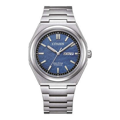 CITIZEN Super titanium™ Horloge voor Heren – Blauwen Wijzerplaat AW0130-85LC