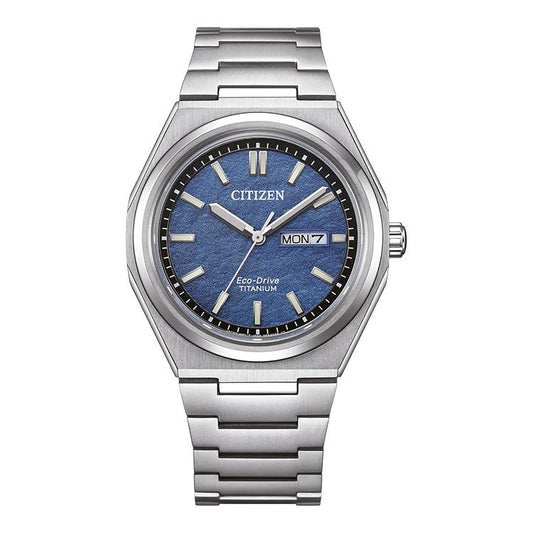CITIZEN Super titanium™ Horloge voor Heren – Blauwen Wijzerplaat AW0130-85LC