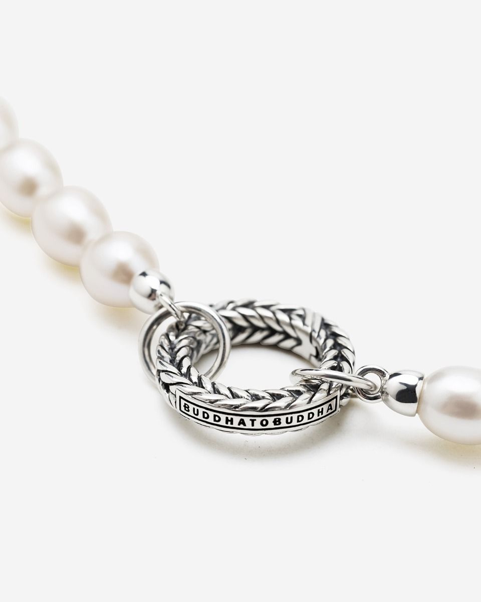 BUDDHA TO BUDDHA BARBARA XS PAREL KETTING ZILVER 50 CM