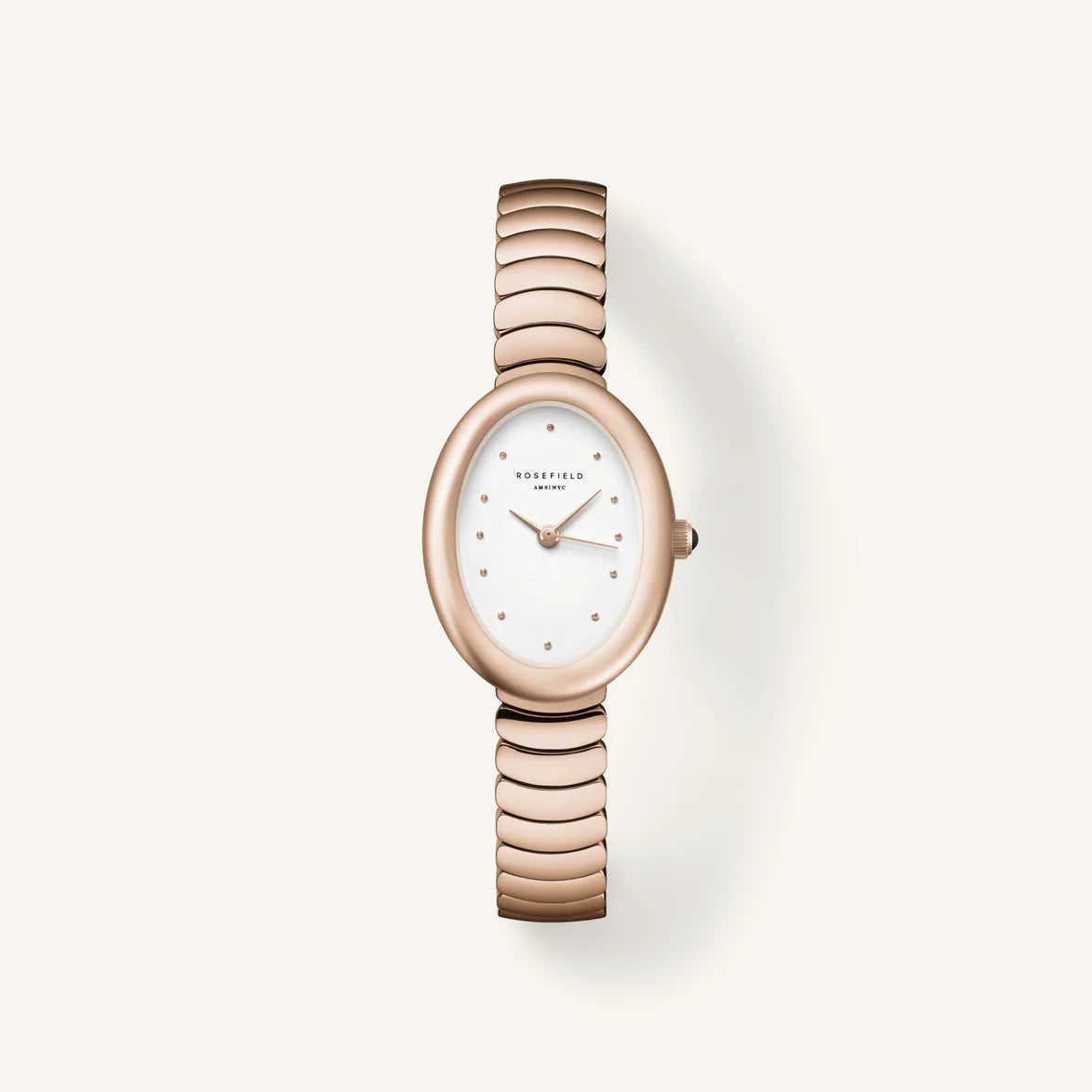 ROSEFIELD HORLOGE Ovale Rosé