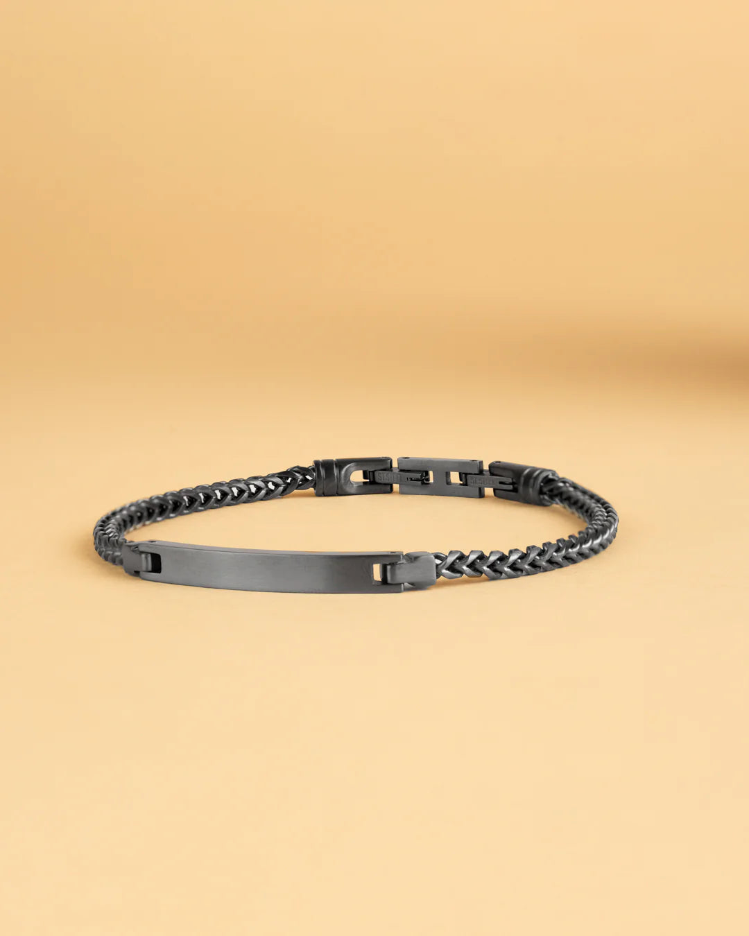 GEMENI MEMENTO 3 MM ARMBAND MET ZWARTE AFWERKING