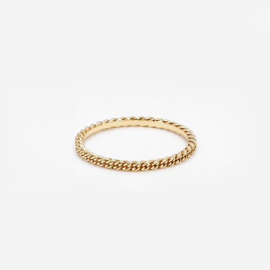 BUDDHA TO BUDDHA NATHALIE STACKING RING VERGULD