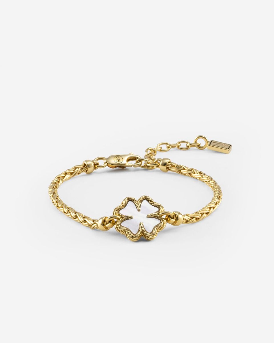 BUDDHA TO BUDDHA ARMBAND KATJA KLAVER PARELMOER ZILVER VERGULD
