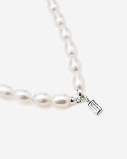 BUDDHA TO BUDDHA BARBARA XS PAREL KETTING ZILVER 50 CM
