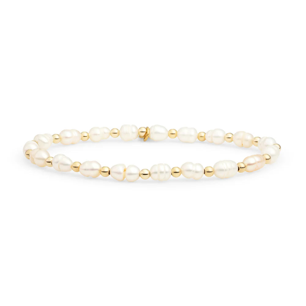 SPARKLING Bracelet Pearl Interstellar Gold 3MM