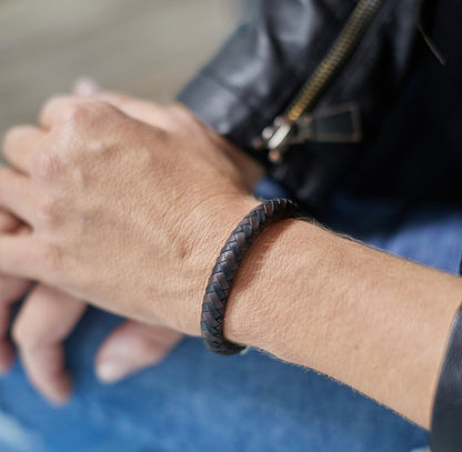 SILK Armband Zwart-Bruin 326BBR 19CM