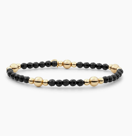 SPARKLING BOLD MIX ARMBAND ONYX