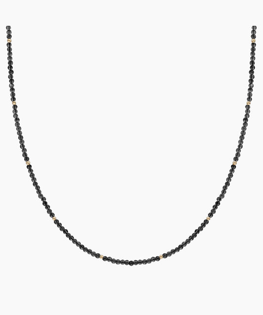 SPARKLING KRALEN KETTING 2MM ONYX