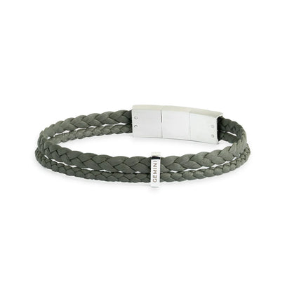 GEMENI DUO GREEN NAPPALEDER ARMBAND