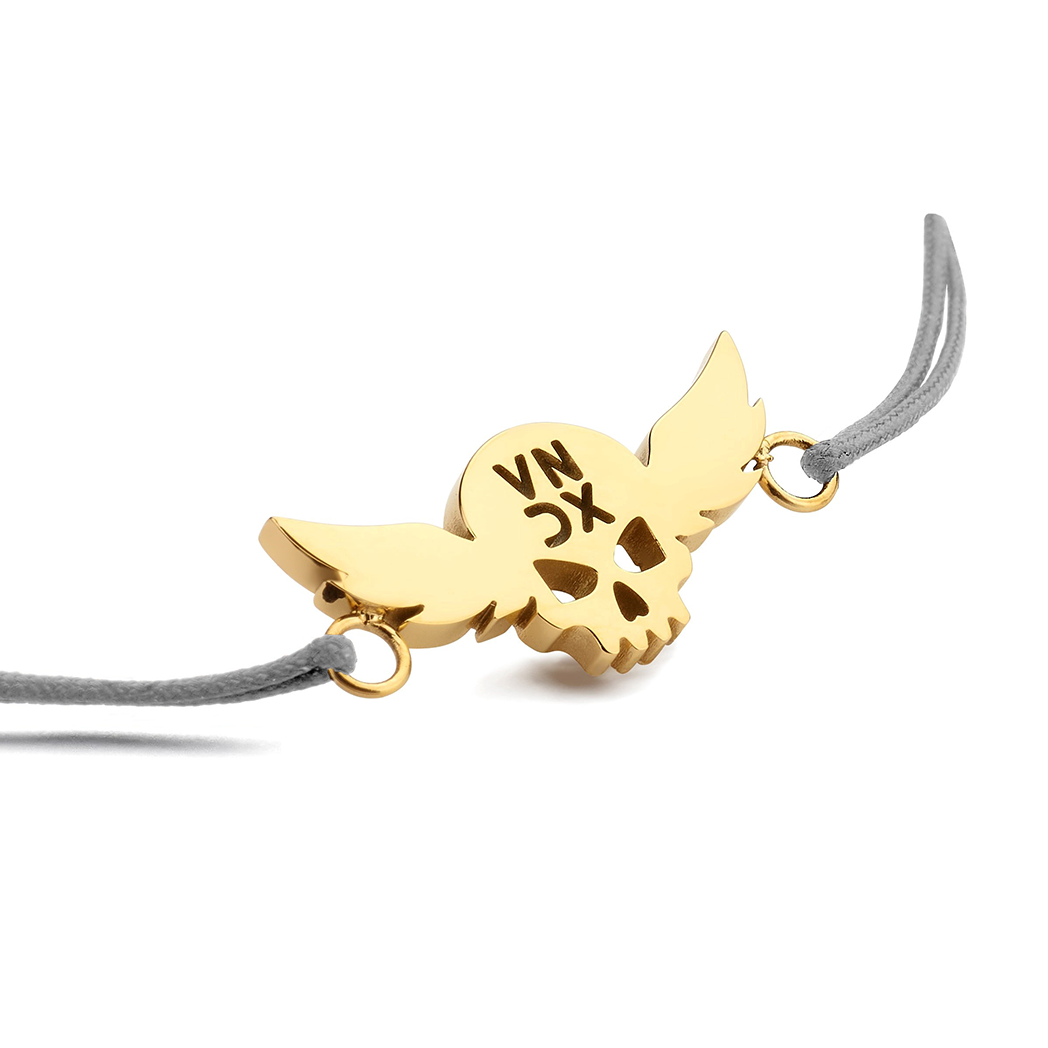 VNDX Icon Armband Goud Grijs
