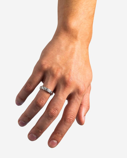 BUDDHA TO BUDDHA RING VENETIAN TWIST ZILVER