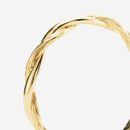 BUDDHA TO BUDDHA KATJA STACKING RING TWIST VERGULD