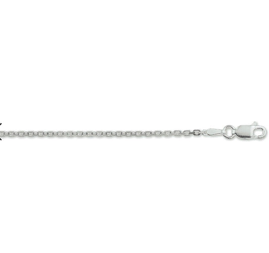 L-KASIUS Ketting anker gediamanteerd 1,6 mm