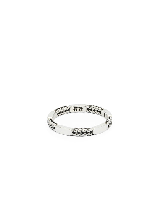 BUDDHA TO BUDDHA STACKING BARBARA MIX RING ZILVER