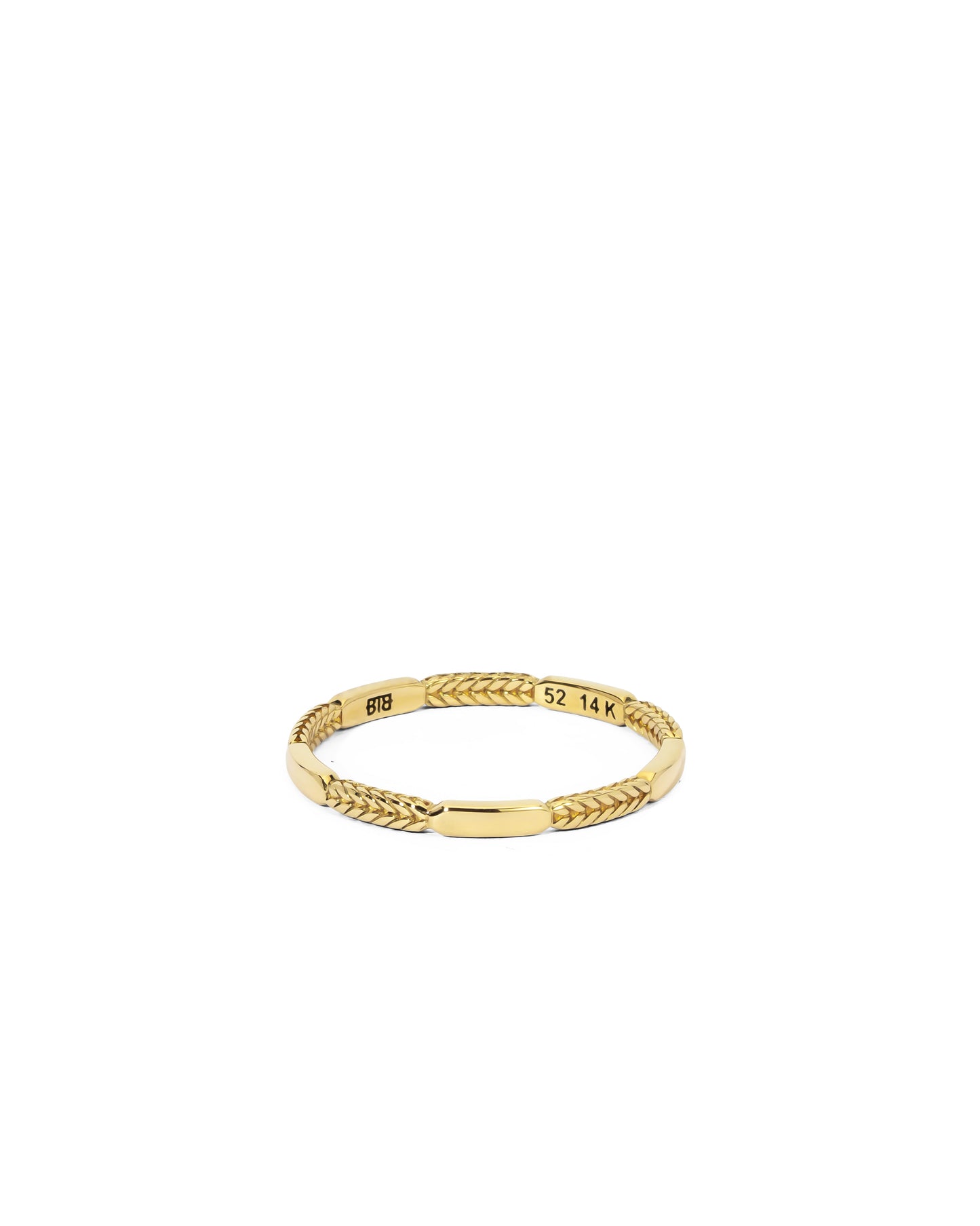 BUDDHA TO BUDDHA STACKING BARBARA MIX RING 14KT