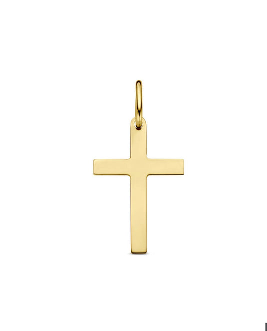 L-KASIUS 14K hanger kruis 22 MM
