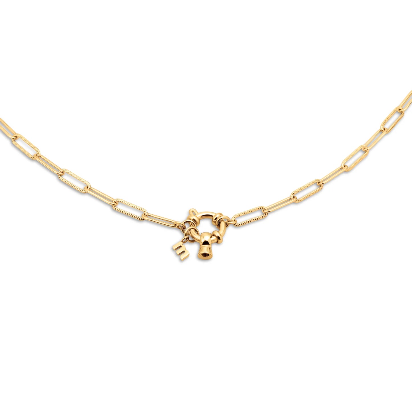 Melano Friends Paperclip Ketting (inclusief Twisted hanger)
