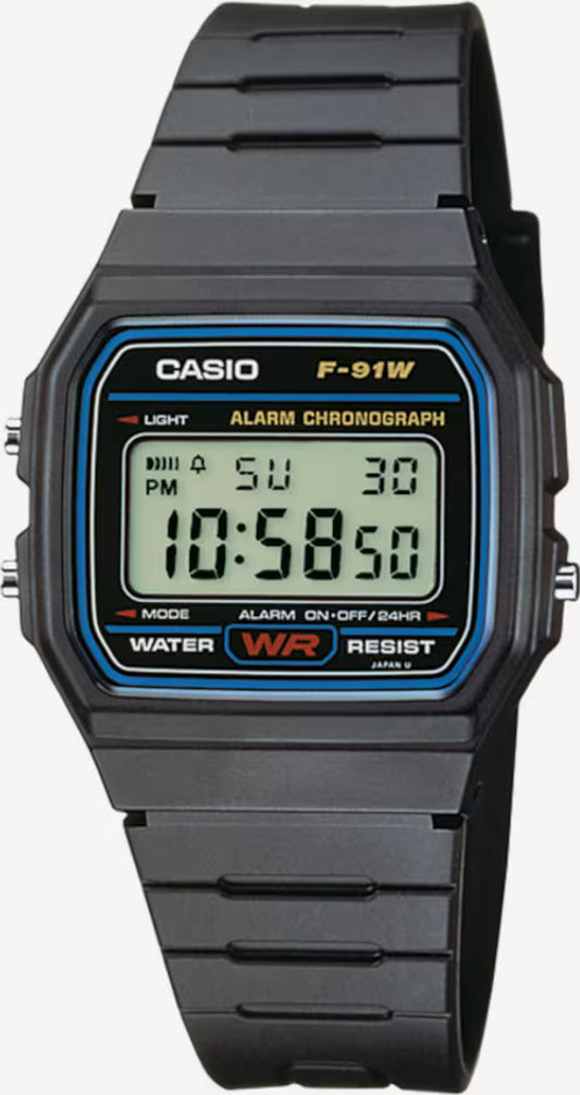 Casio horloge F-91W-1YEG