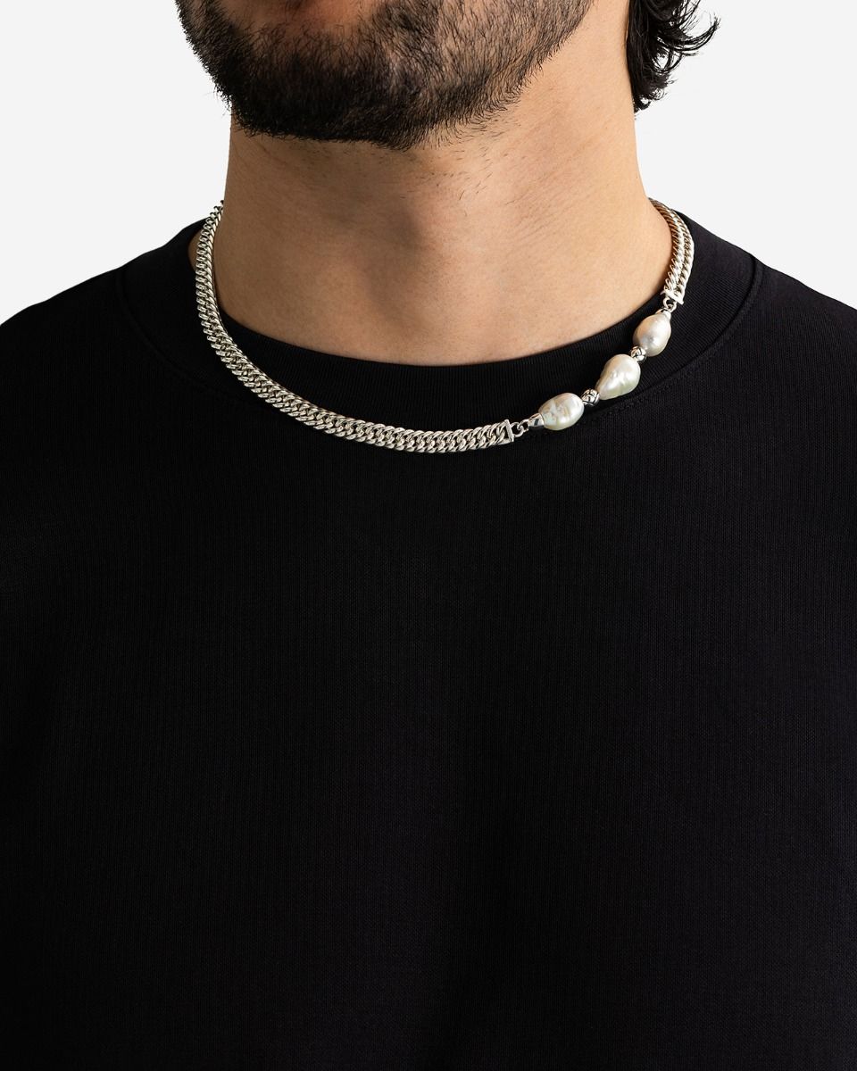 BUDDHA TO BUDDHA KETTING BAROK PAREL CHAIN ZILVER