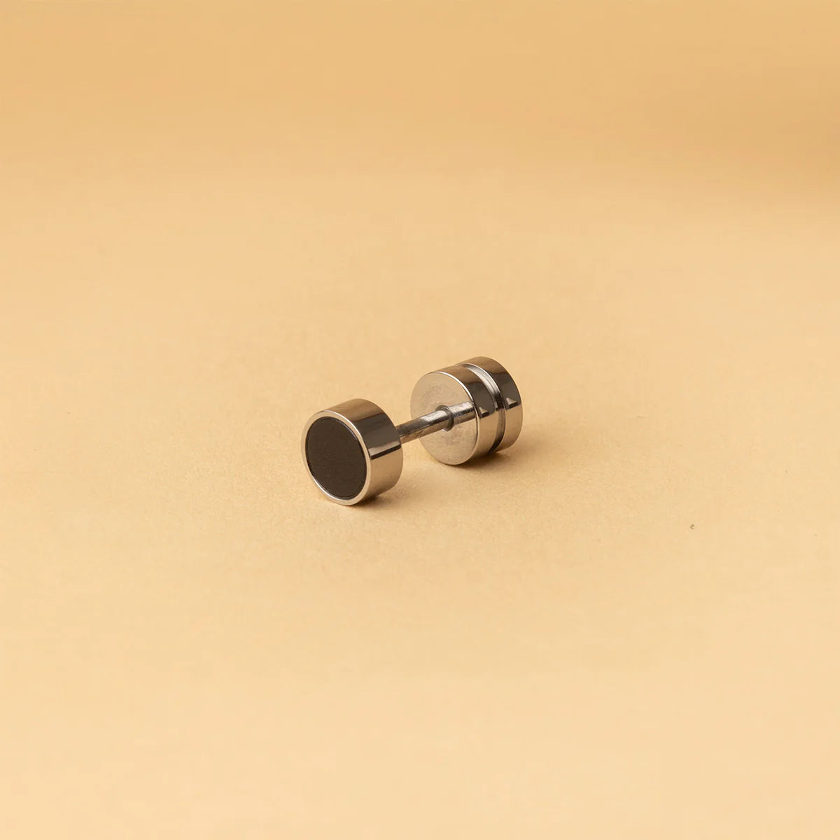 GEMINI Auris volledig titanium oorbel - rond one piece