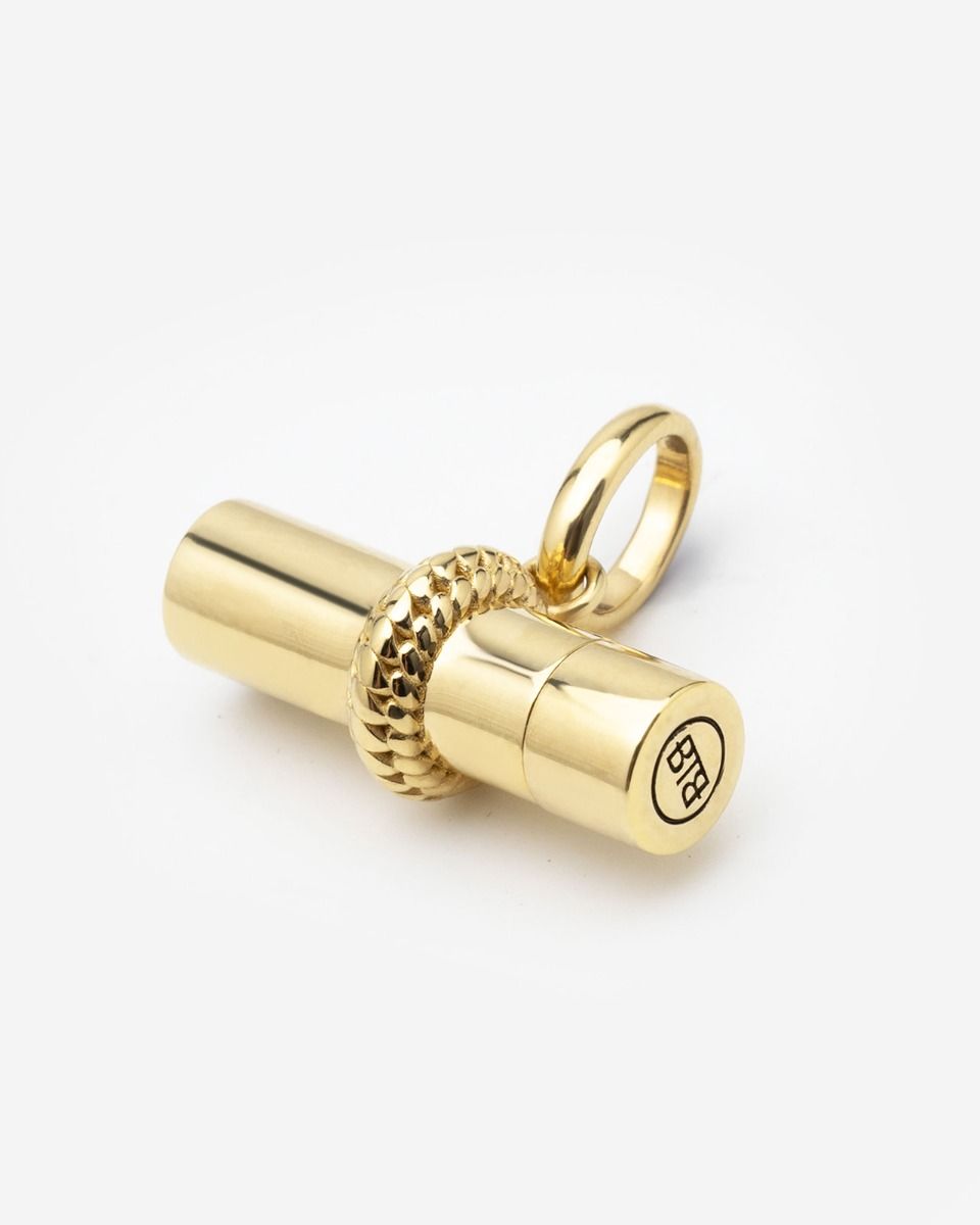 BUDDHA TO BUDDHA BEN LOCKET HANGER VERGULD