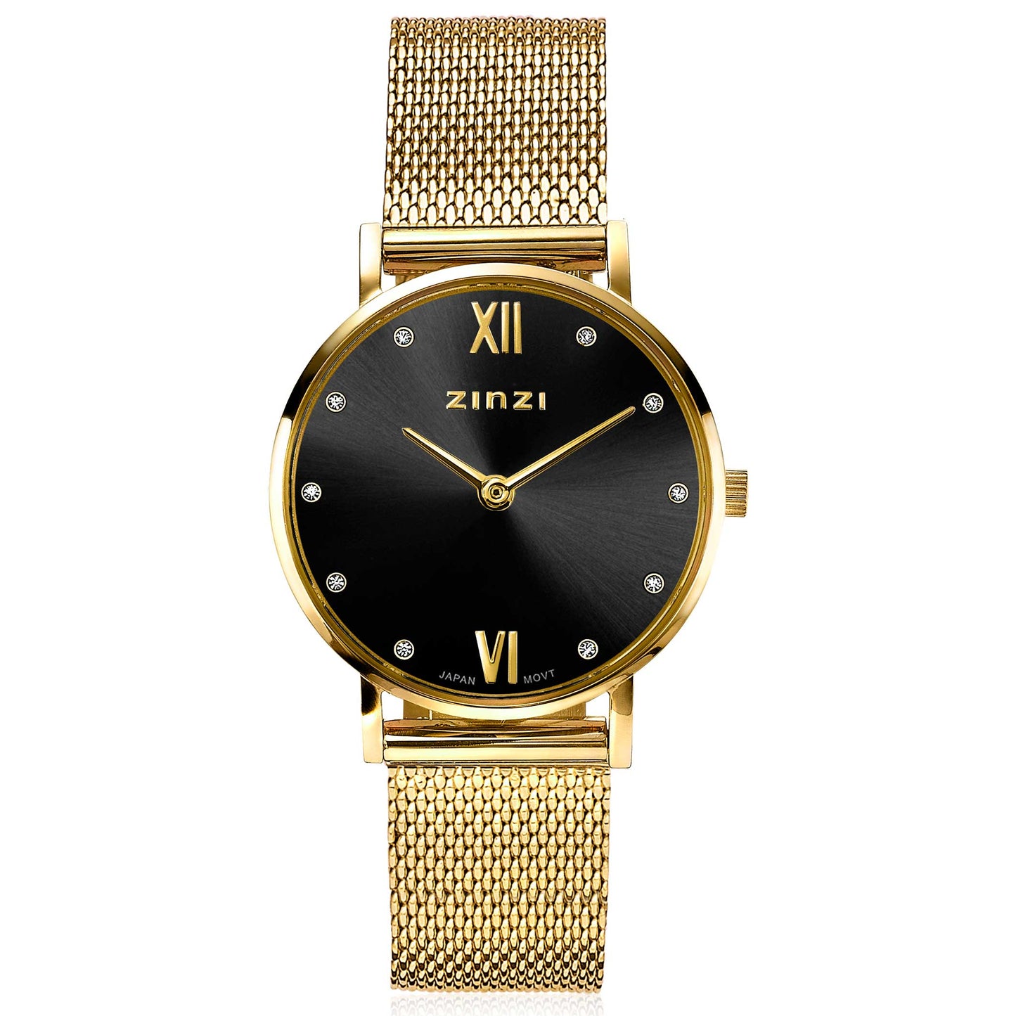 ZINZI HORLOGE GOUD MET MESH BAND ZIW643M