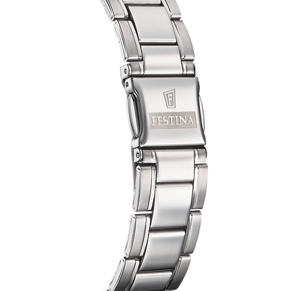 FESTINA HEREN ZWART CLASSICS STALEN HORLOGE BAND F20511/4