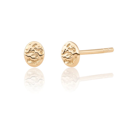 SPARKLING Earrings Fuse Studs Gold