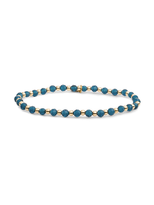 SPARKLING INTERSTELLAR ARMBAND OCEAN TOPAZ QUARTZ