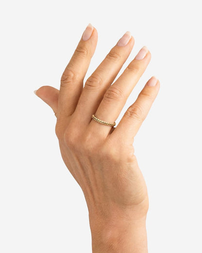 BUDDHA TO BUDDHA NATHALIE STACKING RING VERGULD