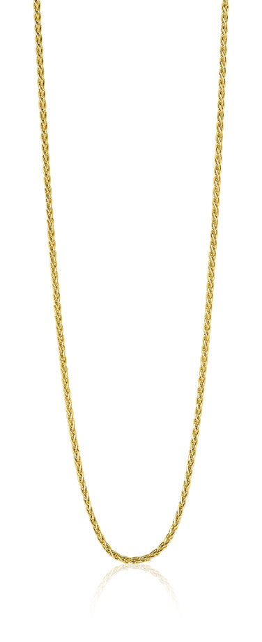 ZINZI PALMIER COLLIER 45CM GOLD PLATED ZILC-P45G