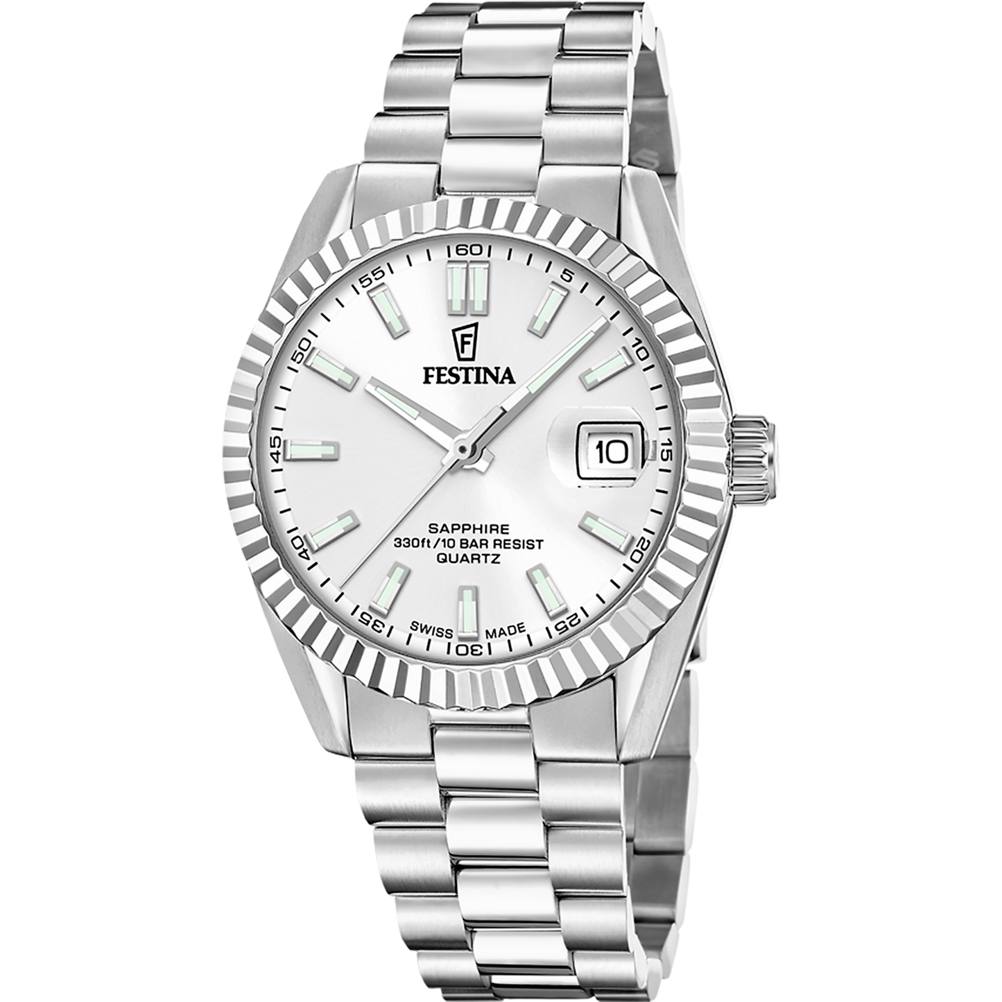 FESTINA HEREN HORLOGE SWISS MADE WIT CLASSIC F20084/A