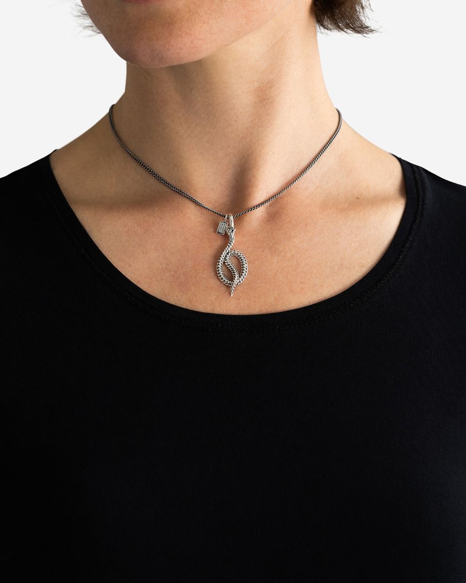 BUDDHA TO BUDDHA HANGER BEN SLANG ZILVER