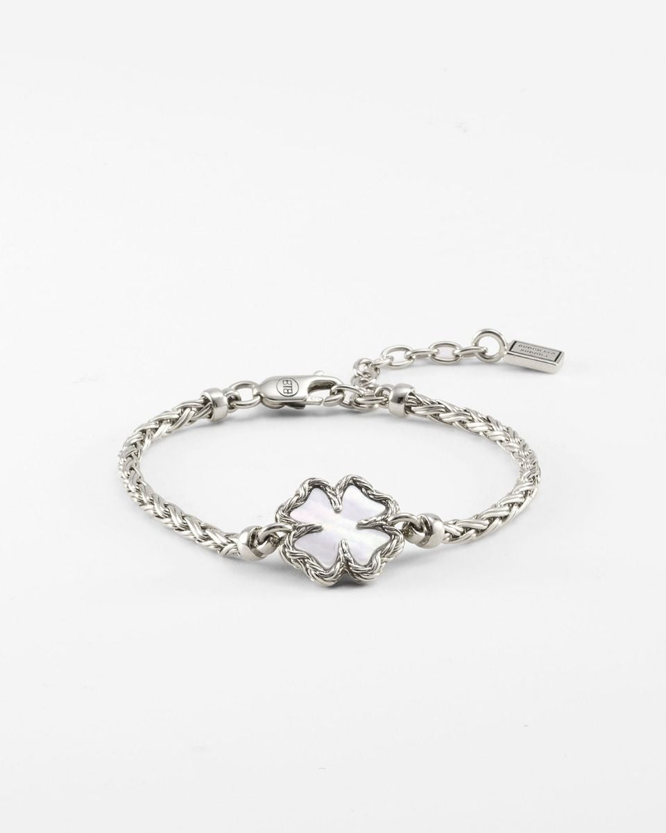 BUDDHA TO BUDDHA ARMBAND KATJA KLAVER PARELMOER ZILVER