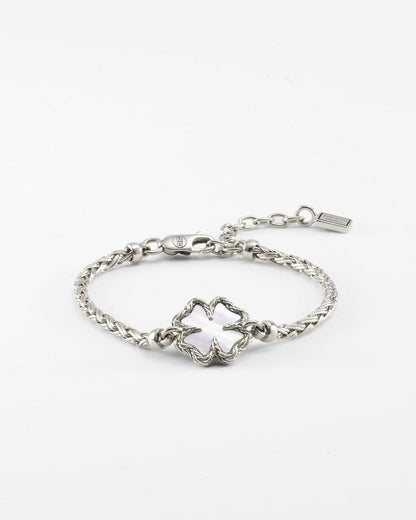 BUDDHA TO BUDDHA ARMBAND KATJA KLAVER PARELMOER ZILVER