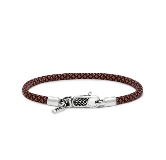 SILK 782TE3 ARMBAND ZILVER & PARACORD