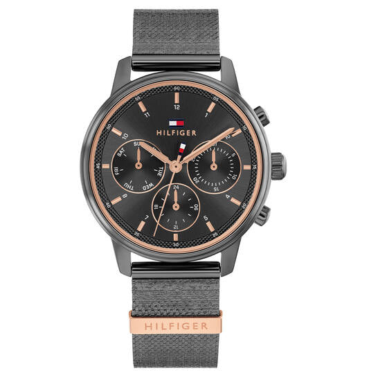 Tommy Hilfiger Blake Grijs 34MM TH1782810