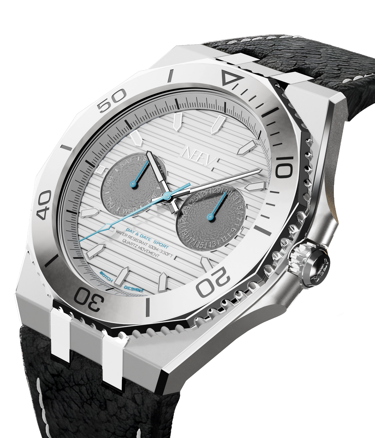 NEEV Atlas Sport Leder Zwart