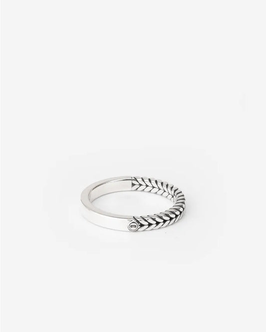 BUDDHA TO BUDDHA BARBARA MINI DUAL RING SILVER