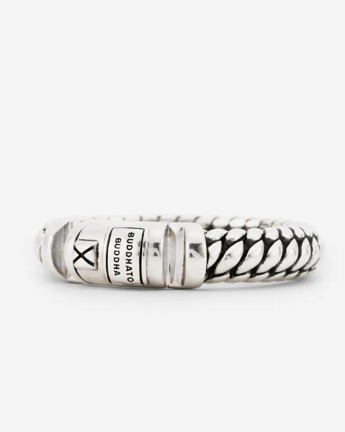 BUDDHA TO BUDDHA BEN XS LOCK RING SILVER