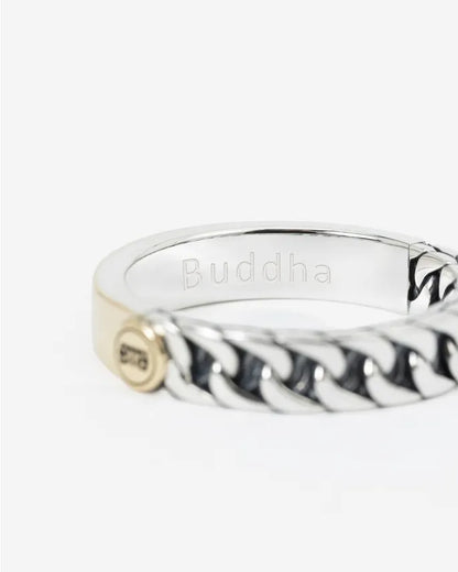 BUDDHA TO BUDDHA ESTHER SMALL DUAL RING BICOLOR