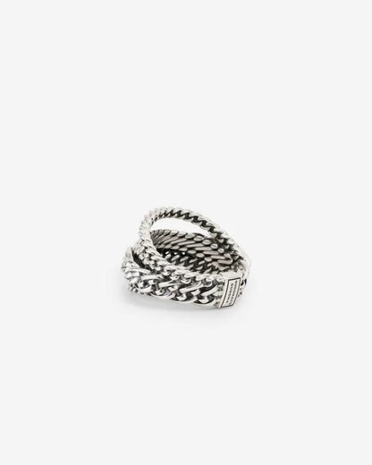 BUDDHA TO BUDDHA MULTI CHAIN RING ZILVER