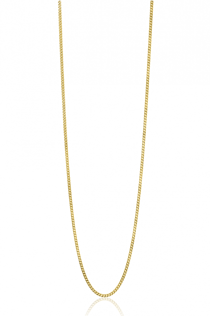 ZINZI GOLD 14KT COLLIER 42CM GOURMET 1MM ZGLG42-1