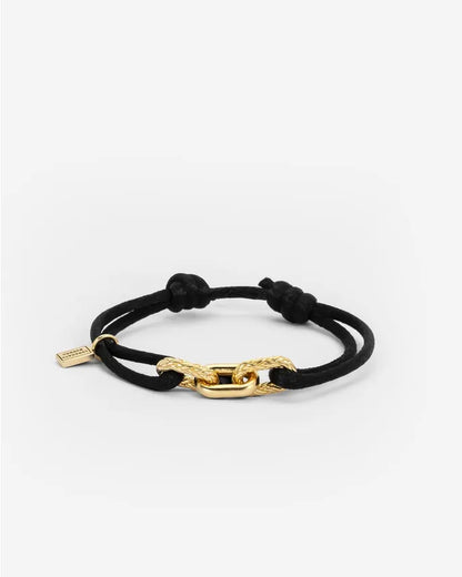 BUDDHA TO BUDDHA KATJA CORD BRACELET VERGULD