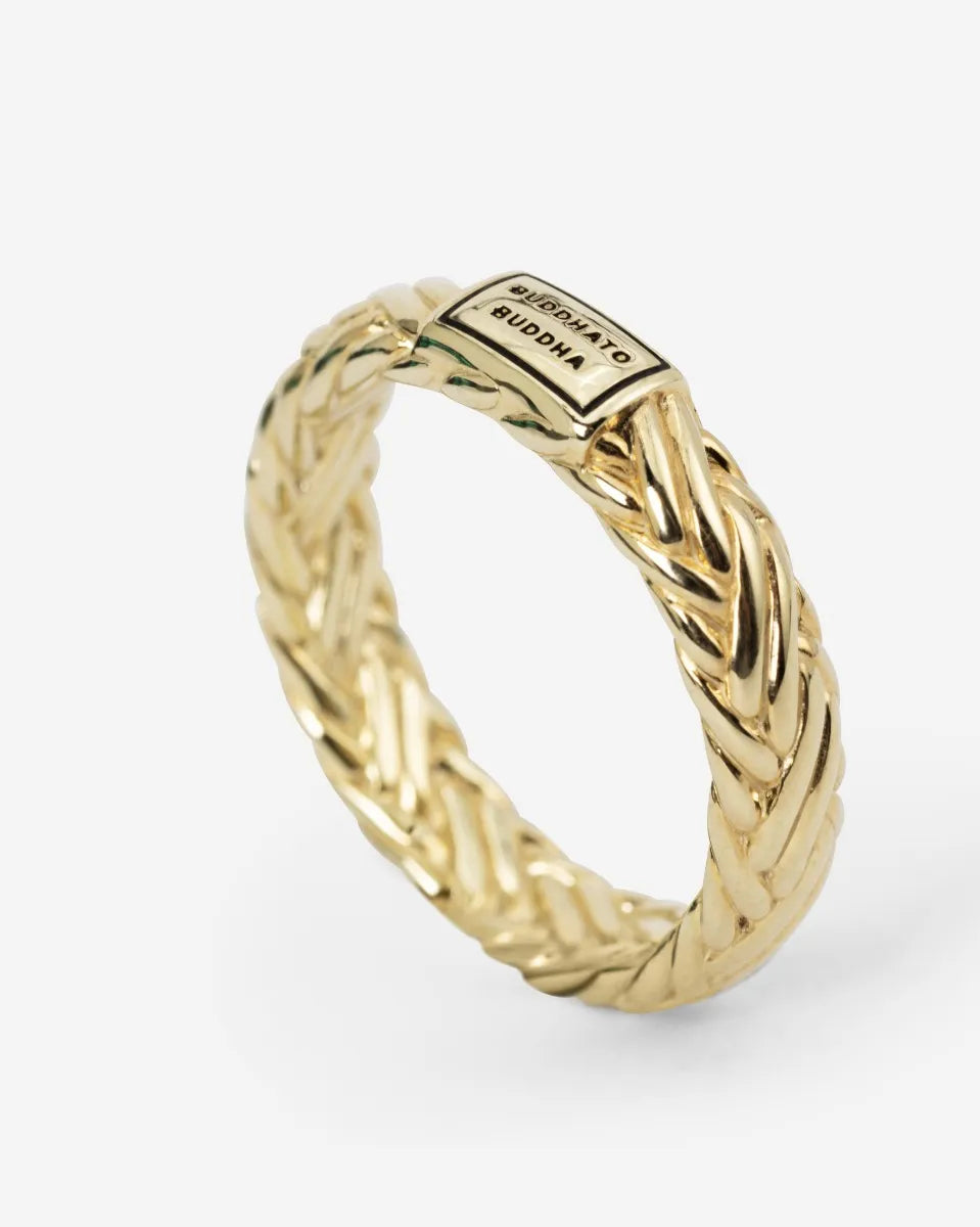 BUDDHA TO BUDDHA KATJA XS VERGULD GOUD RING