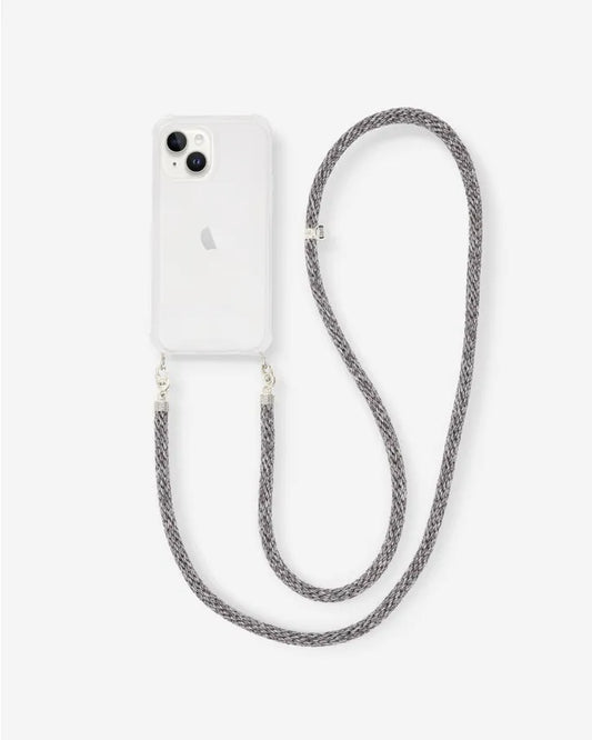 BUDDHA TO BUDDHA PHONE CORD ZILVER/GRIJS